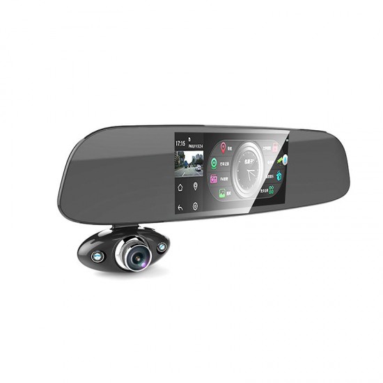 B33 5 Inch 1080P HD Dual Way Car DVR Tachograph 170 Degree Wide Angle Loop Video Recording B33 5 Inch 1080P HD Dual Way Car DVR Tachograph 170 Degree Wide Angle Loop Video Recording
