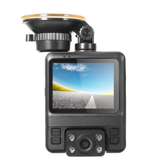 GS65H Mini Dual Lens Car DVR Camera 1080P 96655 GPS Night Vision