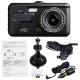 BT200 4 Inch 1080P Dual Lens 170 Degree Car DVR Camera BT200 4 Inch 1080P Dual Lens 170 Degree Car DVR Camera