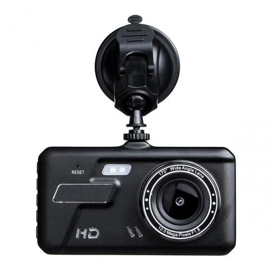 BT200 4 Inch 1080P Dual Lens 170 Degree Car DVR Camera
