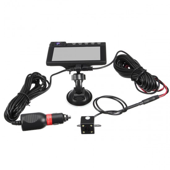 C9 4 Inch 1080P Loop Recording G Sensor Parking Monitor TF Card Car DVR