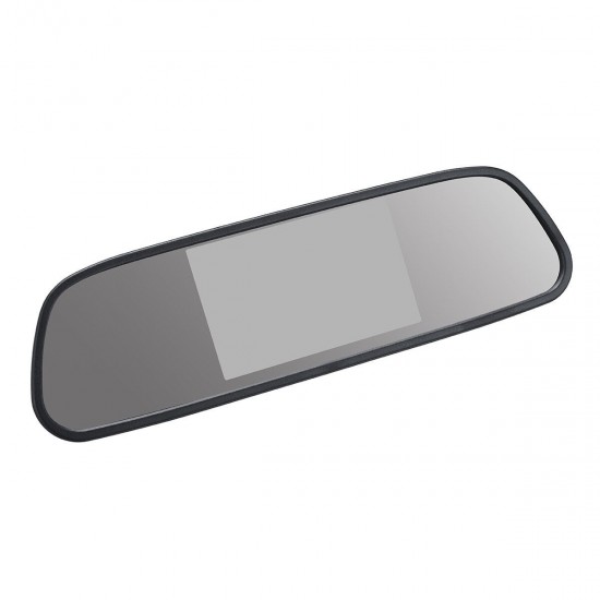 Car Rear View 5 Inch LCD Monitor Mirror Wireless Backup Camera Parking Reverse Kit Car Rear View 5 Inch LCD Monitor Mirror Wireless Backup Camera Parking Reverse Kit
