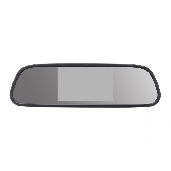 Car Rear View 5 Inch LCD Monitor Mirror Wireless Backup Camera Parking Reverse Kit Car Rear View 5 Inch LCD Monitor Mirror Wireless Backup Camera Parking Reverse Kit
