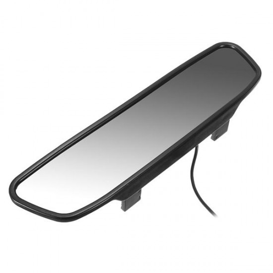 Car TFT LCD Monitor Mirror Wireless Reversing Rear View Backup Camera 12V