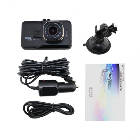 FH06 HD 1080P 3.0 Inch Driving Recorder Loop Record Car DVR