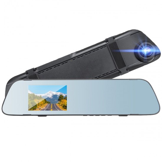 Full HD 480P 3.5inch Car DVR Dash Cam Rearview Mirror Video Camera Recorder