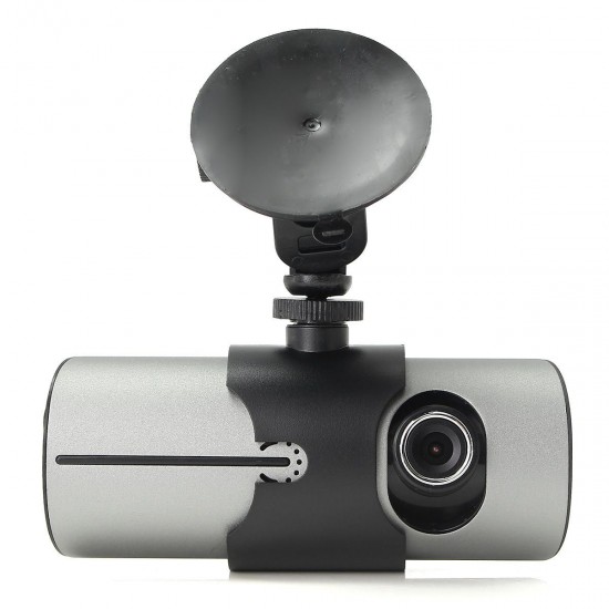 GPS Dual Lens Camera HD Car DVR Dash Cam Video Recorder G-Sensor Night Vision