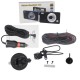 H11 4 Inch 170 Degree Lens Car DVR With Full Glass Touch Screen