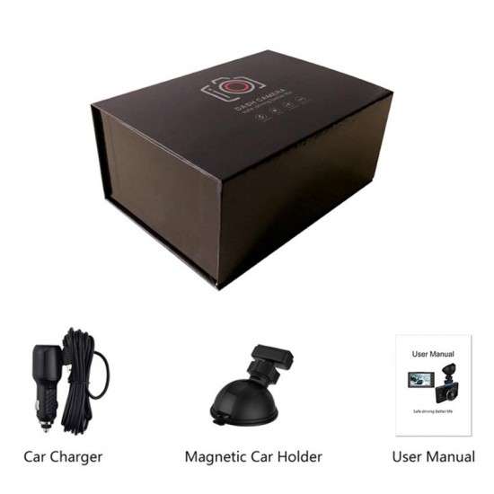 H3 Pro 4K WiFi GPS WDR Mobile Phone Control Car DVR Camera 170 Degree Wide Angle with Magnetic Holder