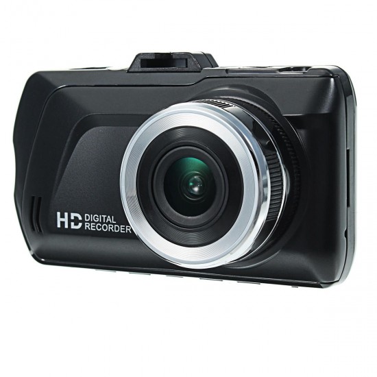 HD 1080P Dash Cam 3 Inch LCD Car Video Recorder DVR Dual Lens Camera 120 Degree Wide Angle Lens
