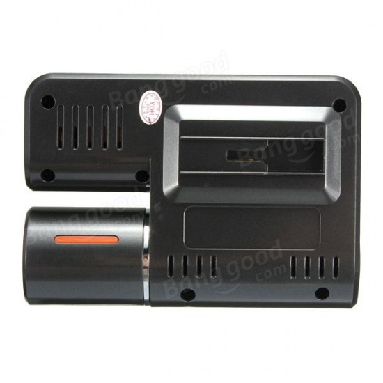 HD Dual Lens Car Camera H.264 Dash DVR Video Recorder Cam G-sensor
