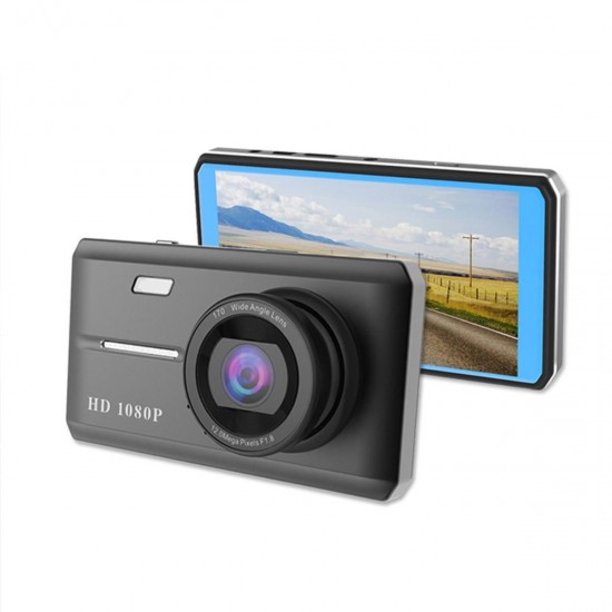 HK108 Touch 4.5inch 1080P Dual Lens Car DVR with Rear Camera