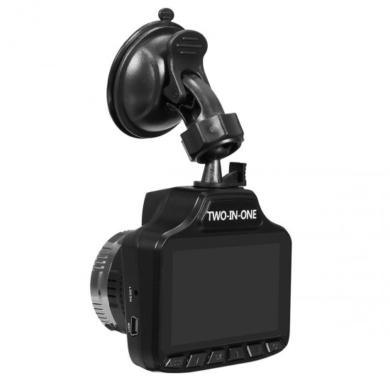 Hidden Car DVR Laser Radar Detector Suction Cup Camera Video Recorder Dash Cam