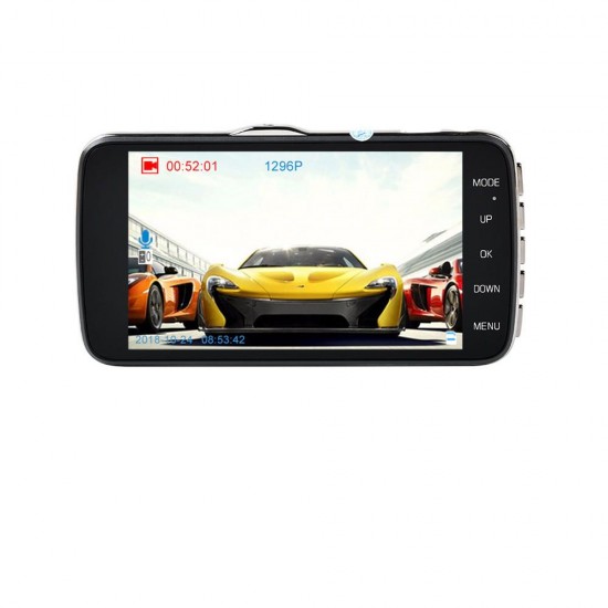 H7N 1296P Auto Recording Car DVR with Waterproof Rear Camera H7N 1296P Auto Recording Car DVR with Waterproof Rear Camera