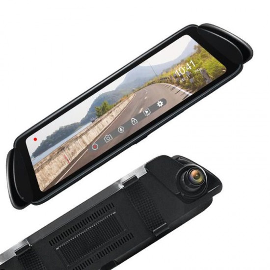 H900 144° Wide Angle Rearview Mirror Car DVR