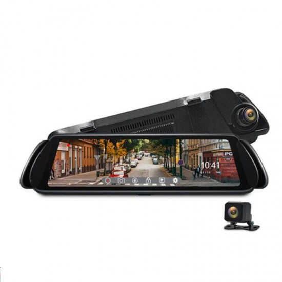 H900 144° Wide Angle Rearview Mirror Car DVR