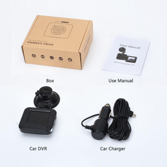 Q7 1080P 4G Lens Auto Recording Car DVR Camera