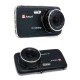 4 Inch Full HD 1296P ADAS Dual Lens IPS Video Recorder Night Vision Car DVR Camera