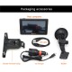 D100S 7 Inch Car 3D GPS Navigation Mointor bluetooth w/Rearview Camera Free Map Touch Screen