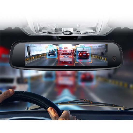 K757 3 Camera 2G+32GB 4G ADAS FHD 1080P GPS Navi Android Rearview Mirror Recorder Car DVR Camera