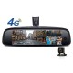 K757 3 Camera 2G+32GB 4G ADAS FHD 1080P GPS Navi Android Rearview Mirror Recorder Car DVR Camera