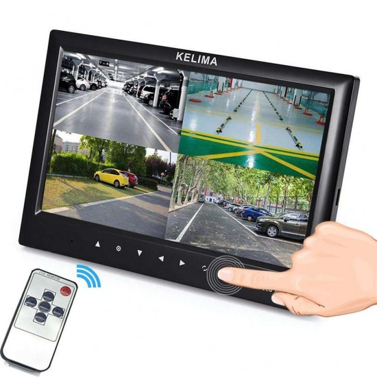 7 Inch Touch Inverted Car DVR Display with Remote Control