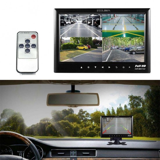 7 Inch Touch Inverted Car DVR Display with Remote Control