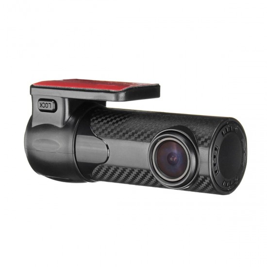 Mini 1080P FHD Carbon Grain Car WiFi DVR Dash Cam Rear Camera Video Loop Recording APP