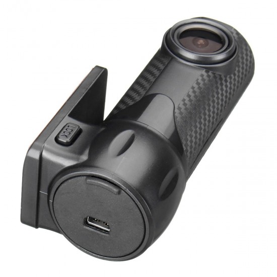 Mini 1080P FHD Carbon Grain Car WiFi DVR Dash Cam Rear Camera Video Loop Recording APP Mini 1080P FHD Carbon Grain Car WiFi DVR Dash Cam Rear Camera Video Loop Recording APP