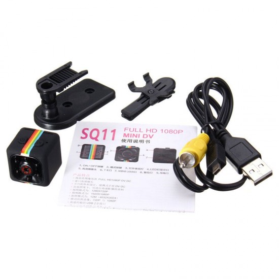 Mini SQ11 HD 1080P Car Home Hidden Cameras DVR DV Video Recorder Camcorder new