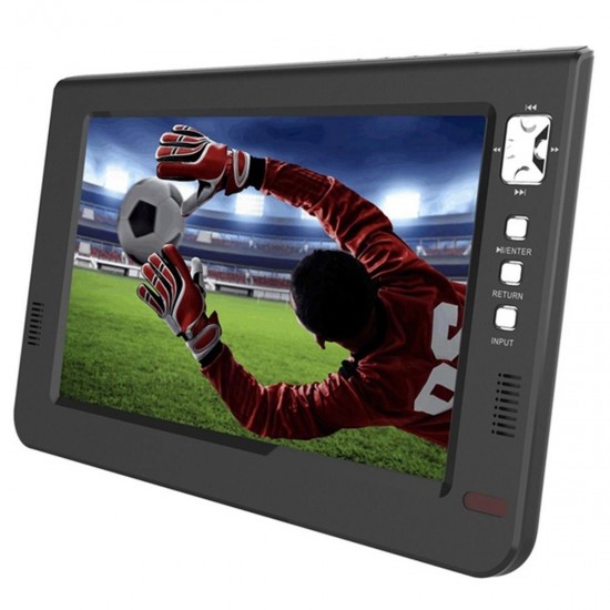 Portable 10.1 TFT LED DVBT2 Digital Analog TV 1080P HDMI-IN H.265 Car Television Support USB TF Card Reader Portable 10.1 TFT LED DVBT2 Digital Analog TV 1080P HDMI-IN H.265 Car Television Support USB TF Card Reader