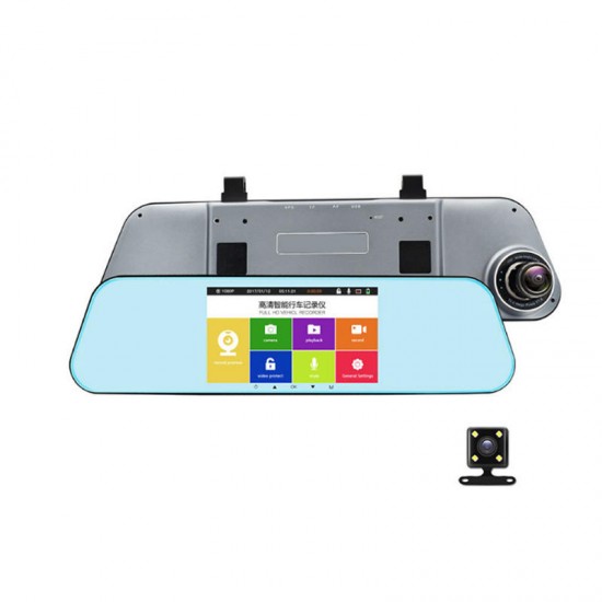 T29 Dual Dash Cam Rearview Mirror Backup Camera 1080P Car DVR Parking ADAS Night Vision T29 Dual Dash Cam Rearview Mirror Backup Camera 1080P Car DVR Parking ADAS Night Vision