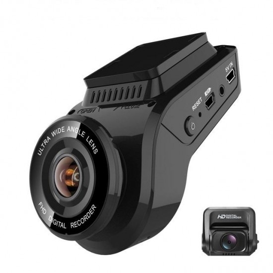 T691C 4K Night Vision WiFi GPS Auto Recording 2 Inch HD Concealed Dual Lens Front and Rear Car DVR
