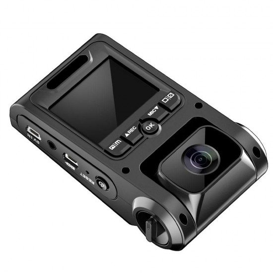 T693 Car DVR Camera Single Channel Hidden Front Rear HD 1080P Built-in GPS WiF Driving Recorder