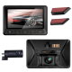T695D Front And Rear Dual Lens 1080P Car DVR Built-in Button Battery T695D Front And Rear Dual Lens 1080P Car DVR Built-in Button Battery