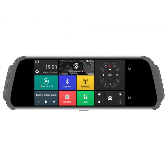 T907 HD Rearview Mirror 1080P Dual Lens Recorder 10 Inch 4G Android Car GPS Navigation T907 HD Rearview Mirror 1080P Dual Lens Recorder 10 Inch 4G Android Car GPS Navigation