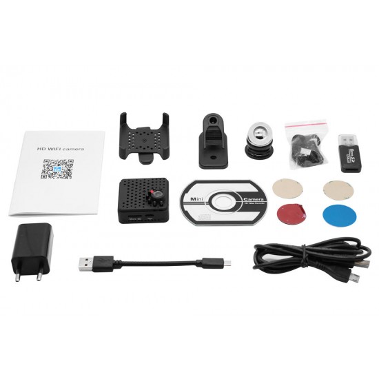 W18 1080P Small Wireless Sport Camera WIFI Night Vision Remote Smart Security Camera for APP & PC