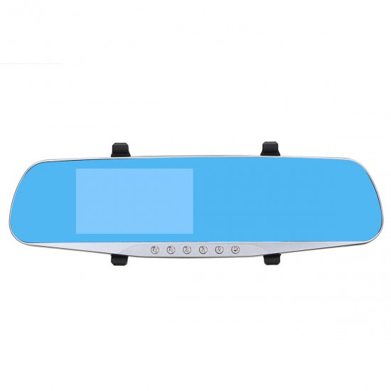 4.3 Inch 1080P HD Rear view Blue Mirror Dual Lens Car DVR Dash Cam Camera Recorder 4.3 Inch 1080P HD Rear view Blue Mirror Dual Lens Car DVR Dash Cam Camera Recorder