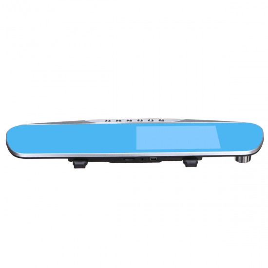 4.3 Inch 1080P HD Rear view Blue Mirror Dual Lens Car DVR Dash Cam Camera Recorder 4.3 Inch 1080P HD Rear view Blue Mirror Dual Lens Car DVR Dash Cam Camera Recorder