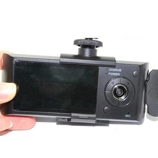 X3000 Car DVR Dash Camera GPS G-sensor Recorder 2.7inch Dual Lens