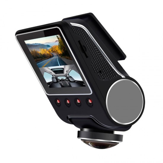 X888 Video Recorder 360 Degree Panoramic Car DVR WIFI Camera Night Vision