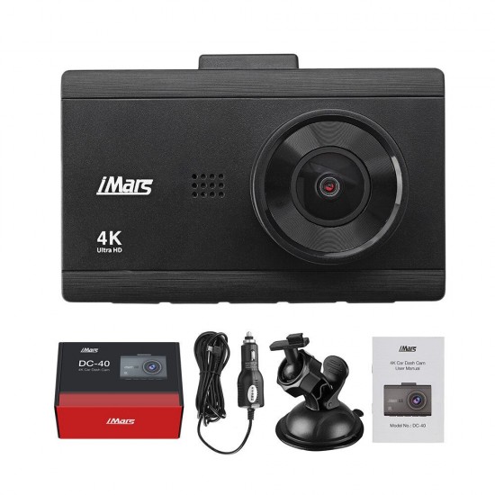 iMars DC-40 3Inch 4K HD Car DVR Camera Dual Lens Loop Recording Multilingual 170 Degree Parking Monitoring Dash Cam Front Rear Recorder iMars DC-40 3Inch 4K HD Car DVR Camera Dual Lens Loop Recording Multilingual 170 Degree Parking Monitoring Dash Cam Front Rear Recorder