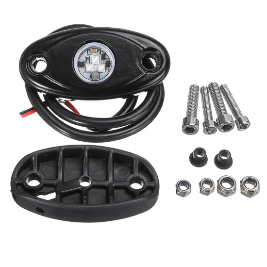 12Pcs LED Deck Bottom Lights Atmosphere Decoration Lamps Offroad Car Truck Boat Camper SUV 6000K Waterproof 12Pcs LED Deck Bottom Lights Atmosphere Decoration Lamps Offroad Car Truck Boat Camper SUV 6000K Waterproof