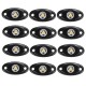 12Pcs LED Deck Bottom Lights Atmosphere Decoration Lamps Offroad Car Truck Boat Camper SUV 6000K Waterproof 12Pcs LED Deck Bottom Lights Atmosphere Decoration Lamps Offroad Car Truck Boat Camper SUV 6000K Waterproof