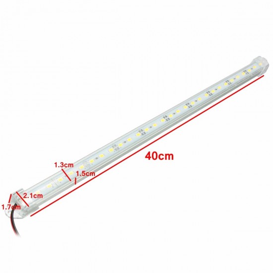 12V 40cm Car 30 LED SMD Interior Light Strip Bar Lamp Van Caravan LWB Tank