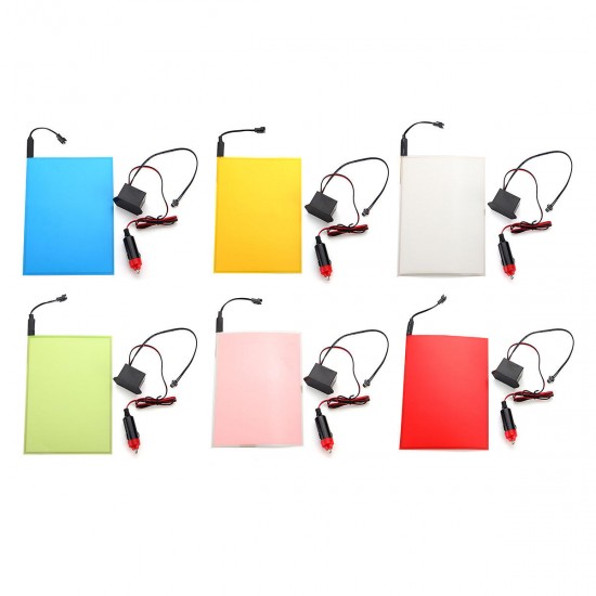 12V A5 EL Panel Electroluminescent Cuttable Light With Inverter Paper Neon Sheet