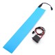 12x2 Inch 12V Flexible Electroluminescent Tape EL Panel Backlight Decorations Light with Inverter 12x2 Inch 12V Flexible Electroluminescent Tape EL Panel Backlight Decorations Light with Inverter