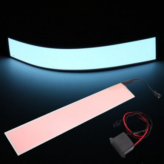 12x2 Inch 12V Flexible Electroluminescent Tape EL Panel Backlight Decorations Light with Inverter 12x2 Inch 12V Flexible Electroluminescent Tape EL Panel Backlight Decorations Light with Inverter