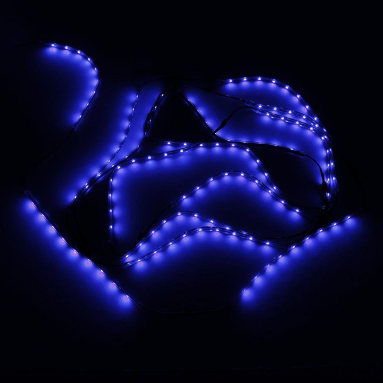 14Pcs 12 Inch Blue 5050 126LED Slim Strip Decoration Lights Car Neon Accent Undercar Glow Lighting Universal 12V 14Pcs 12 Inch Blue 5050 126LED Slim Strip Decoration Lights Car Neon Accent Undercar Glow Lighting Universal 12V