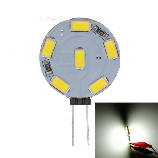 260Lm 1.6W 12SMD G4 Warm Pure White 6000K Car Yacht Display LED Light